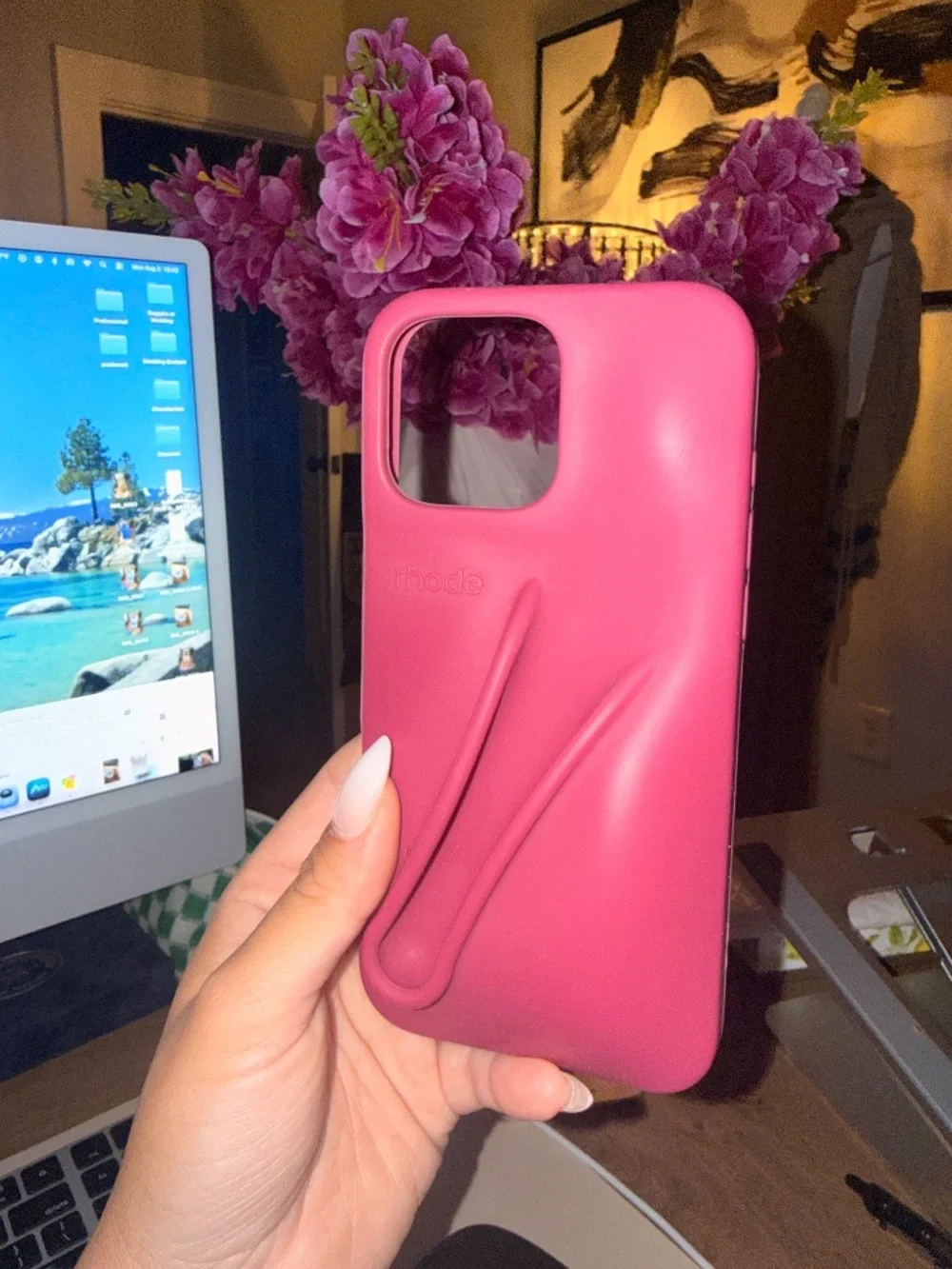 Rhode Silicone Phone Case | Vibrant Magenta | iPhone 16 Pro Max